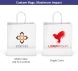 Printed White Paper Shopping Bags