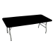 8' Rectangle Table Toppers - Black