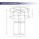 Rectangular Blimp Tower Available in Standard Size 