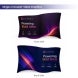 S Curve Stretch Fabric Backdrop Maximize Visibility with Dual Sides