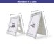 Sandwich Board - White
