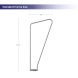 Triangle Zipper Tension Fabric Banner Stand Standard Frame Size