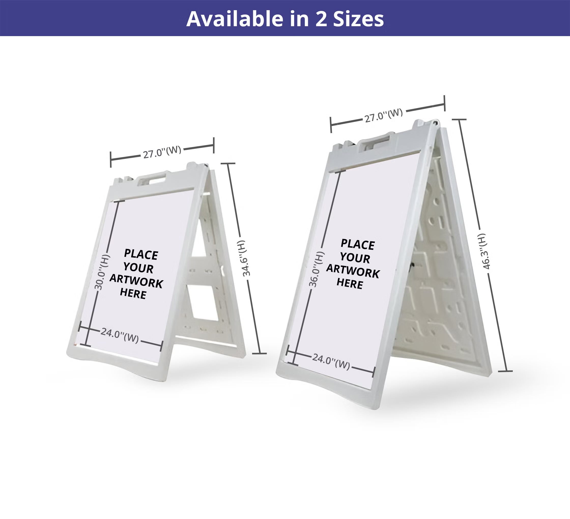 Plastic A Frames, Plastic A-Frame Sidewalk Signs | BannerBuzz