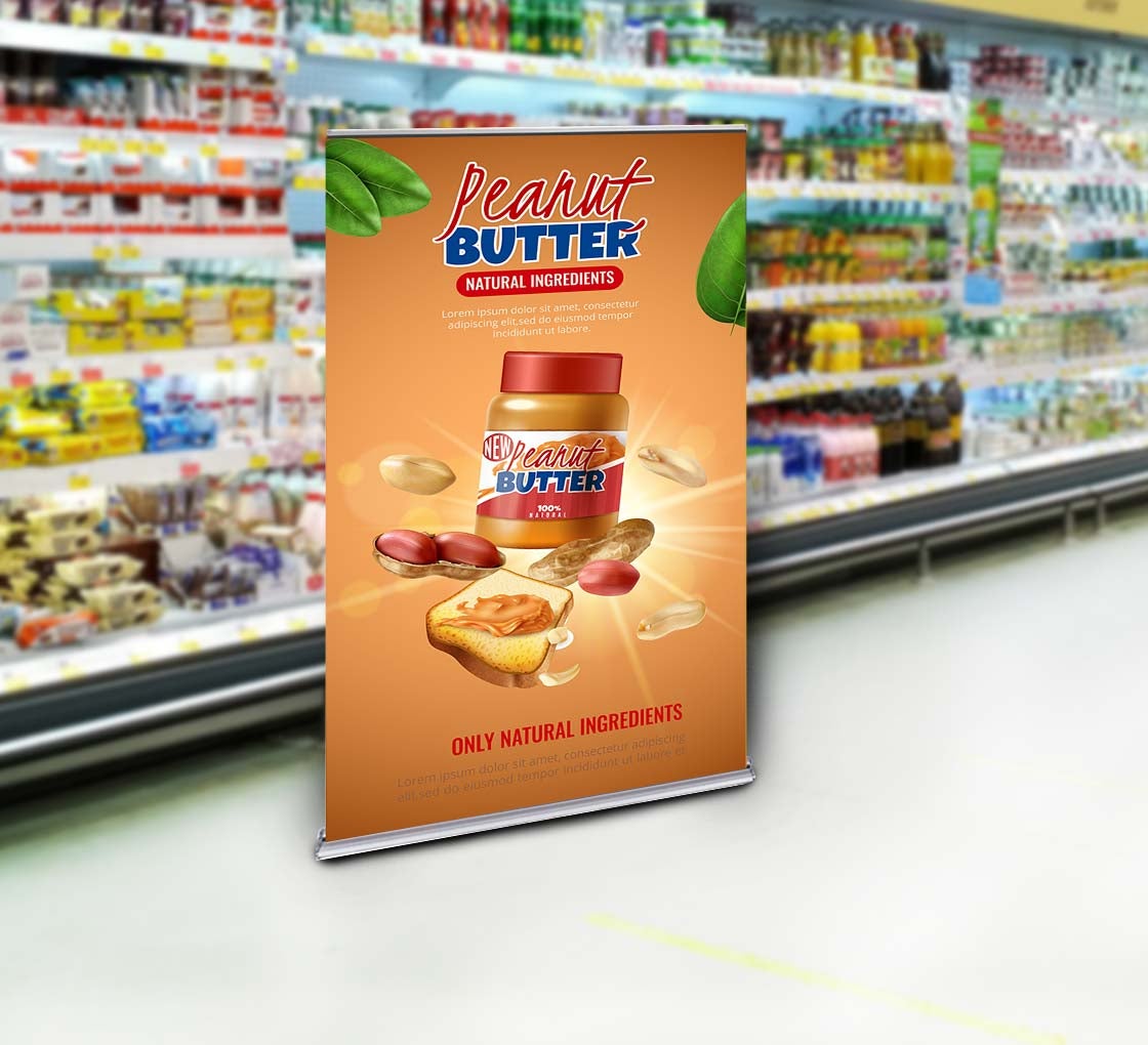 Silverstep 48'' Retractable Banner Stand