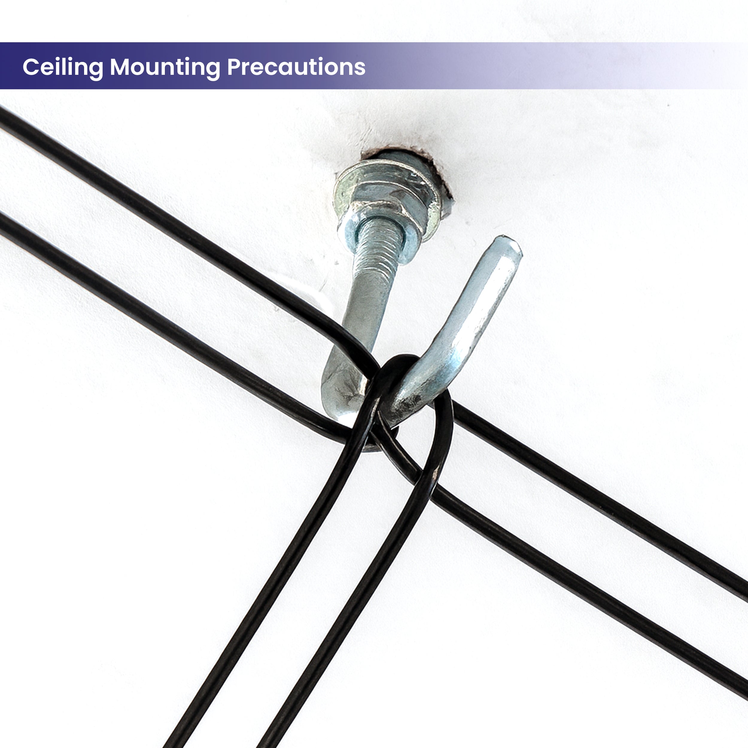 Skytube Tension Fabric Ring Shaped Hanging Banner Ceiling Mounting Precautions