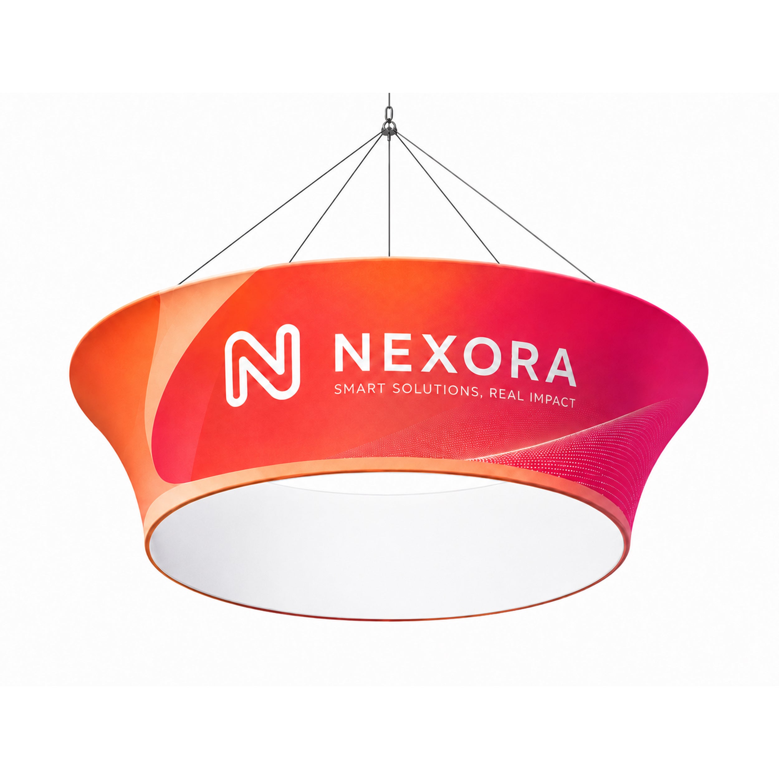 Skytube Tension Fabric Ring Shaped Hanging Banner Lifestyle 2