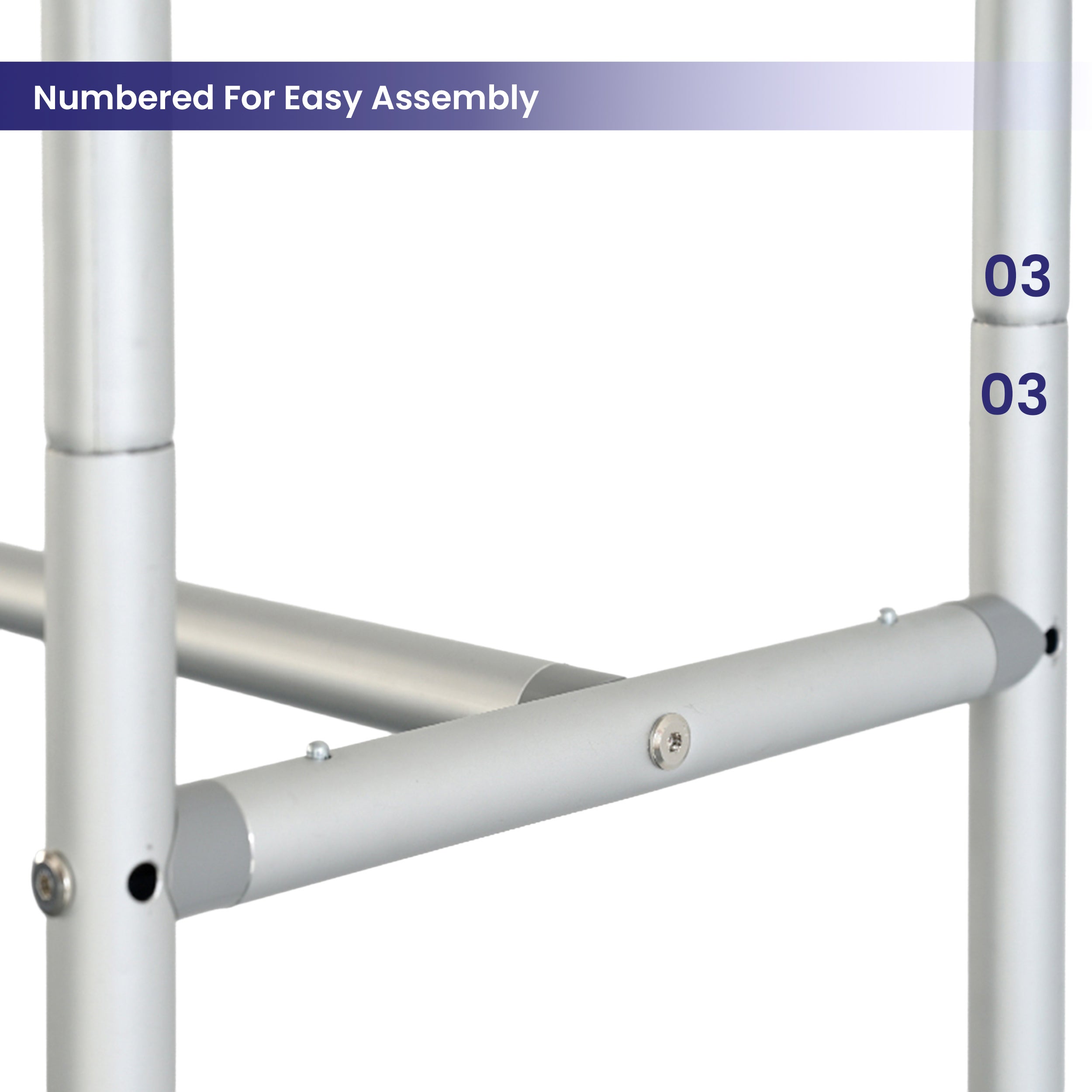 Skytube Tension Fabric Ring Shaped Hanging Banner Numbered For Easy Assembly