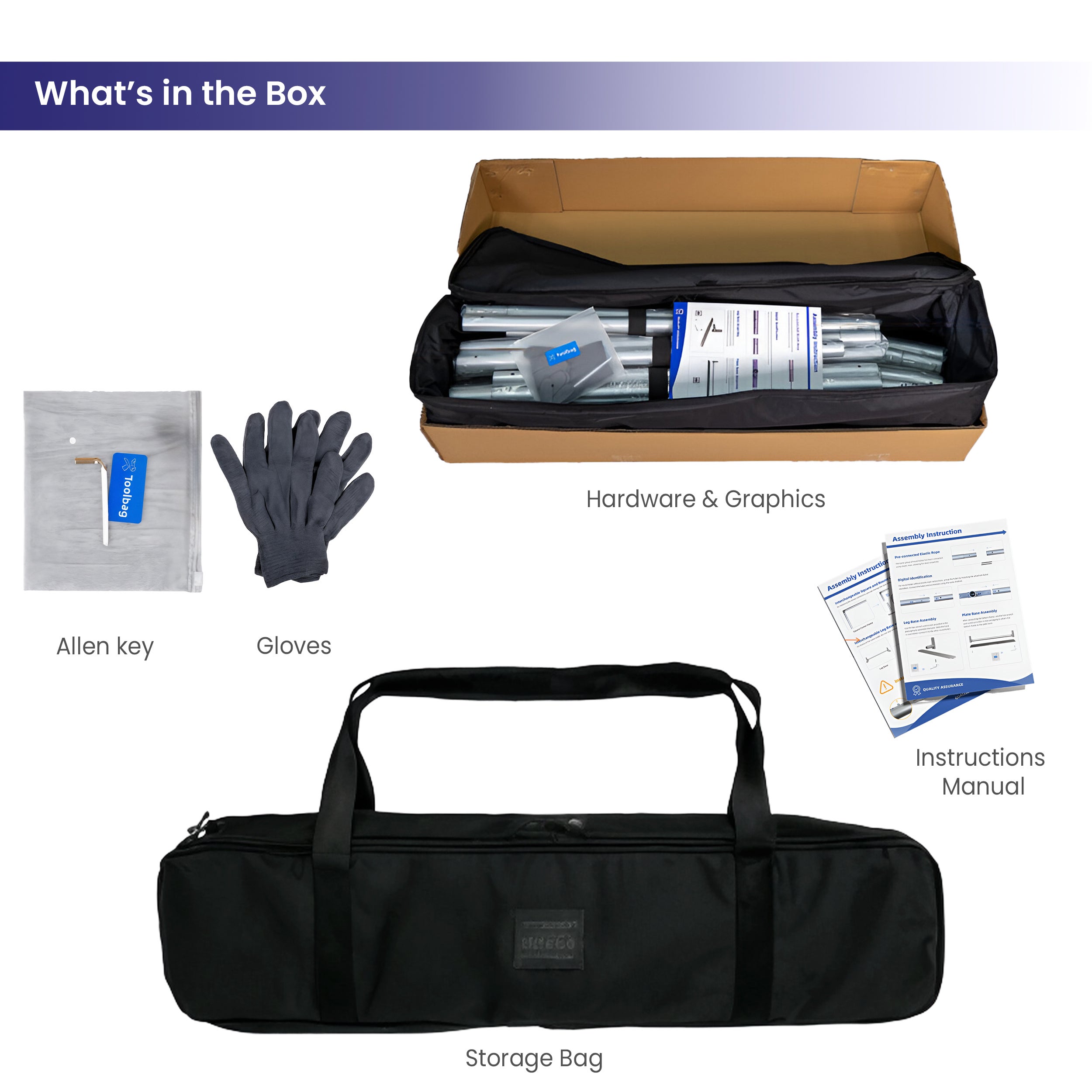 Tension Fabric with Magnetic Banner Stand