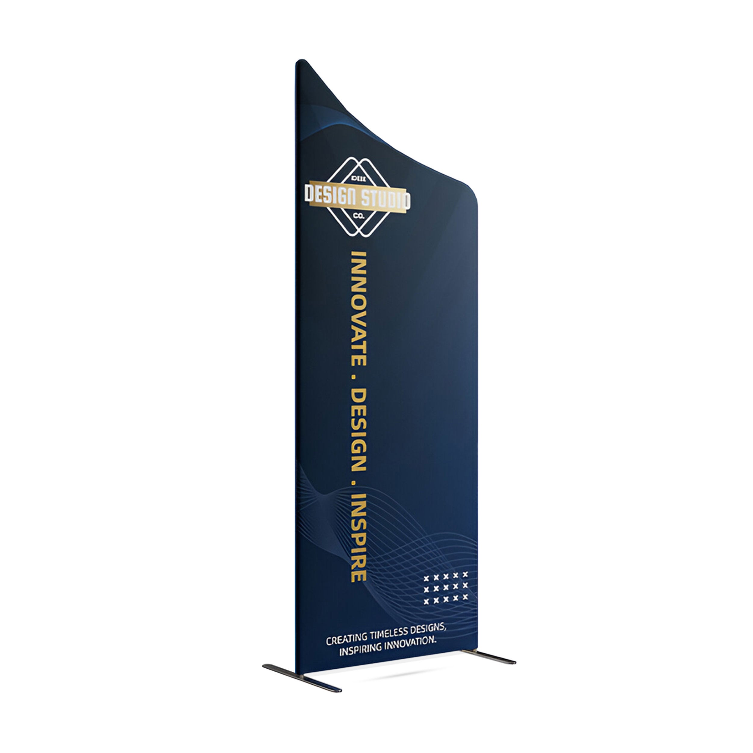 Tension Fabric with Magnetic Banner Stand