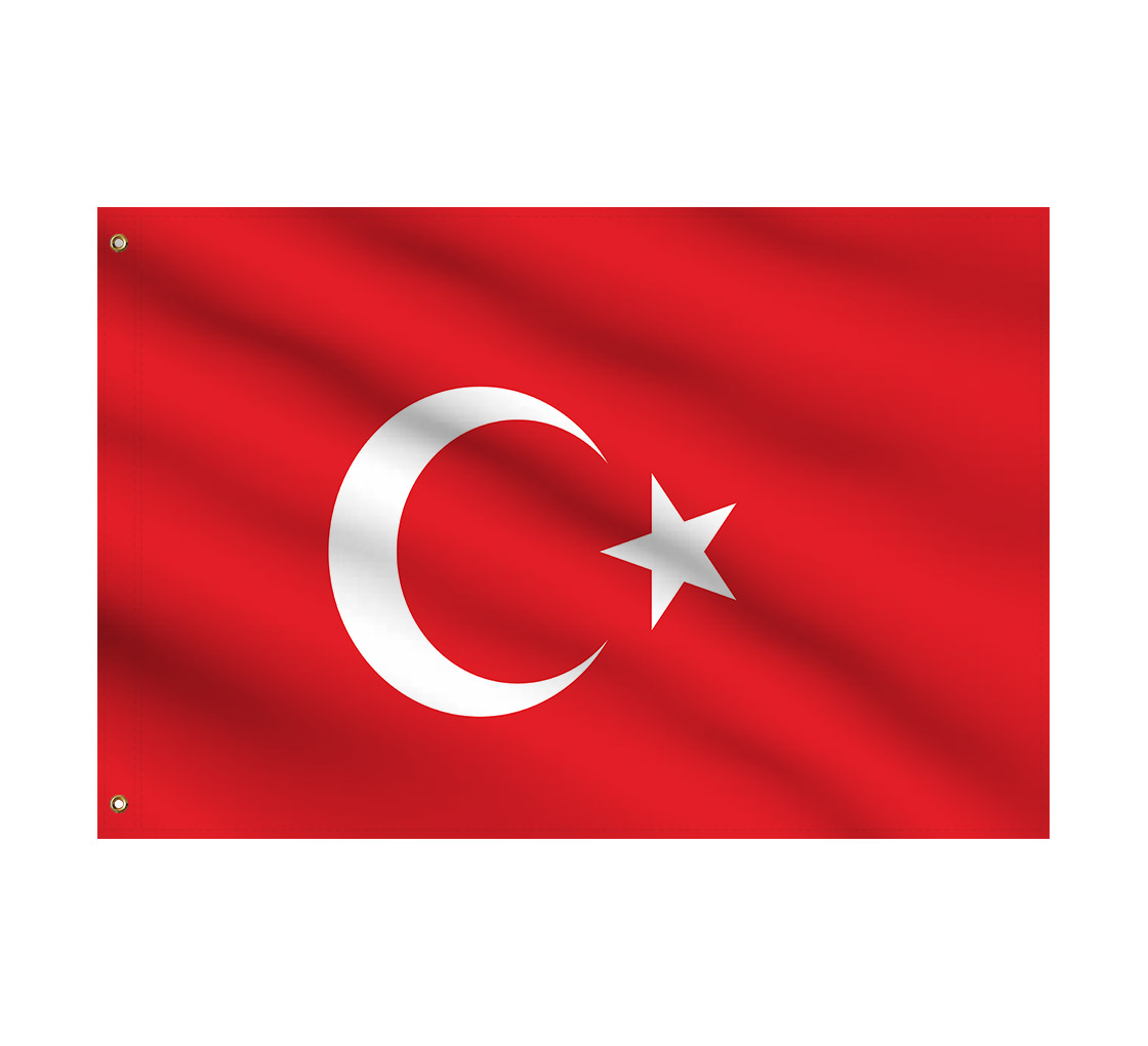 Turkey Country Flag Name Table Hook Folding Bag Desk Hanger Foldable Holder