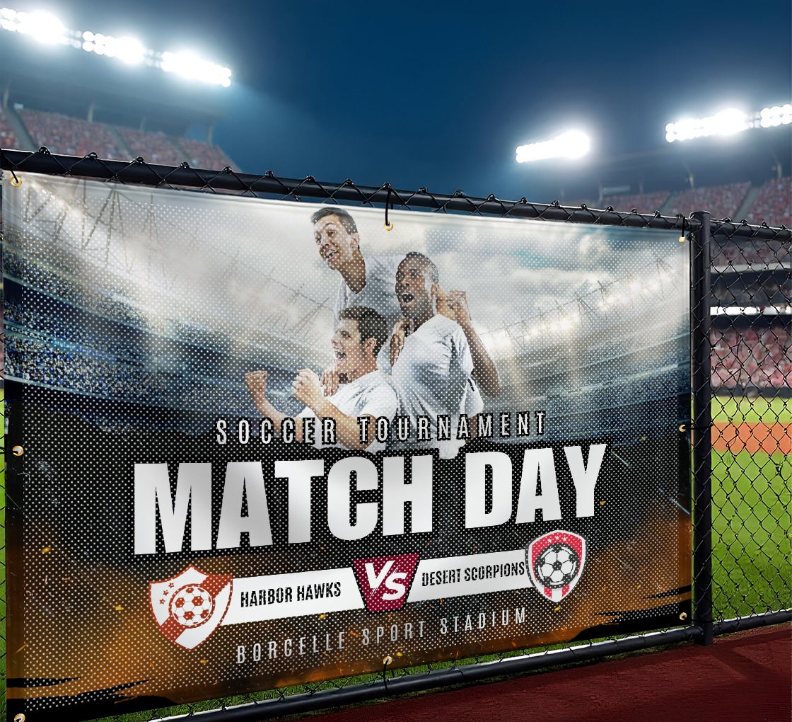 Vinyl Mesh Fence Banners