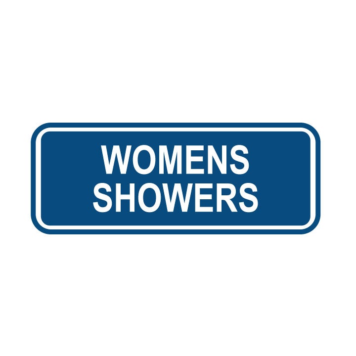 Women's Shower Sign