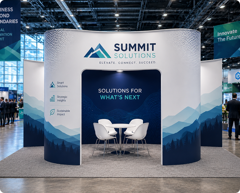 20ft Open-Front Exhibit Booth