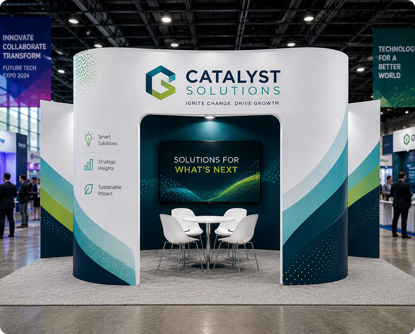 20ft Open-Front Exhibit Booth