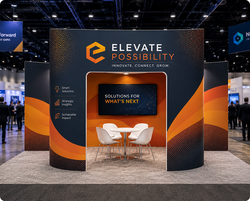20ft Open-Front Exhibit Booth
