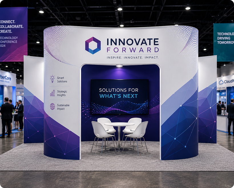 20ft Open-Front Exhibit Booth