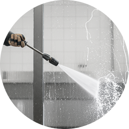 High pressure washing