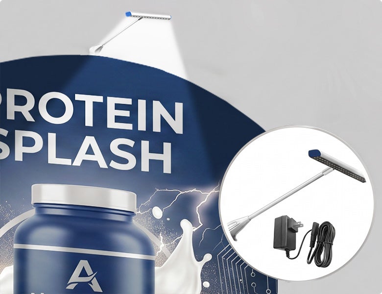 3 m Exhibition Stand - Portable Display Stand with Counter Energy Efficient Lights
