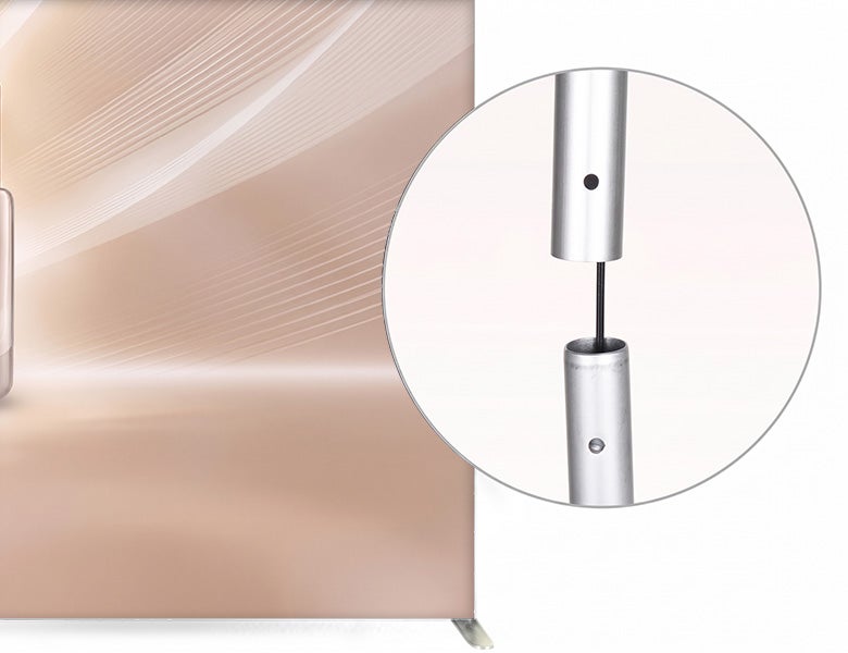 6 m Exhibition Stand - Modular Display Stand with Dual Counters & Storage Tool Free Assembly