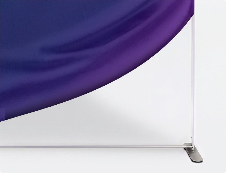 6 m Exhibition Stand - Display Stand with Counters & Branding Panels Durable Aluminium Frame