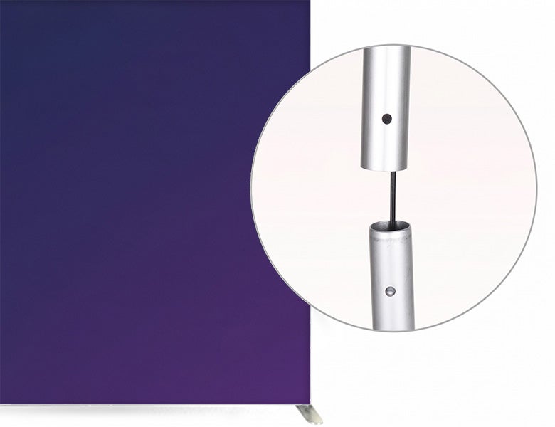 6 m Exhibition Stand - Display Stand with Counters & Branding Panels Tool Free Assembly