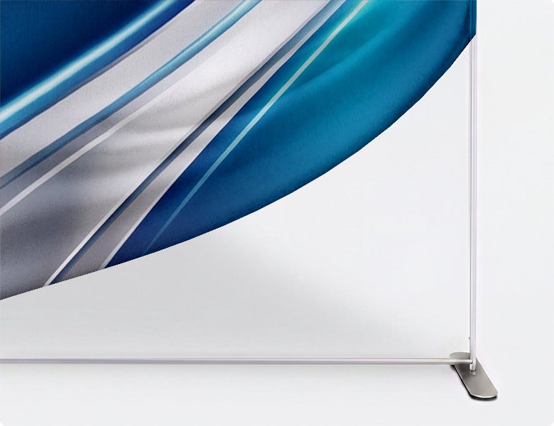 6m Exhibition Stand - Portable Display Stand with Counters & Side Panels Durable Aluminium Frame