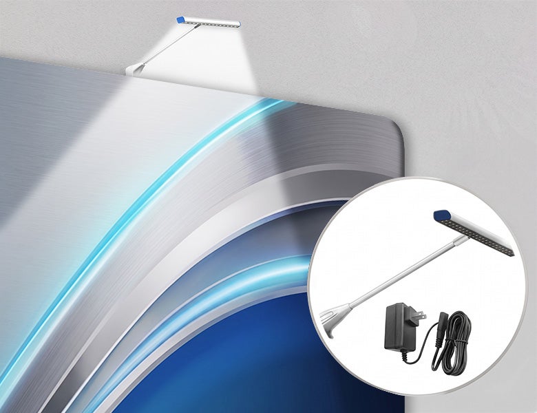 6m Exhibition Stand - Portable Display Stand with Counters & Side Panels Energy Efficient Lights