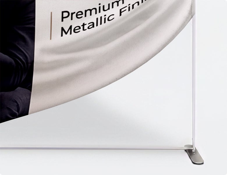 3 m Inline Exhibition Stand - Modular Display with LED Lights, Monitor Mount & Counter Durable Aluminium Frame