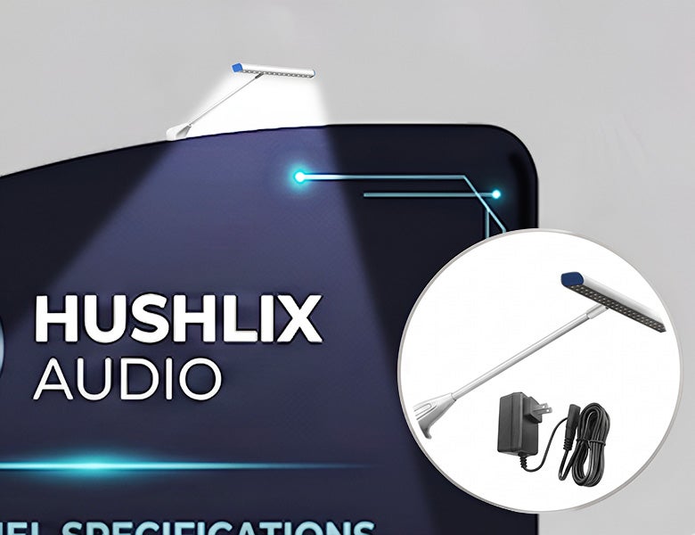 6 m Inline Exhibition Stand - Modular Kit with Media Display Energy Efficient Lights
