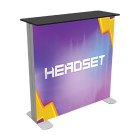 10ft Backlit Trade Show Display - Design 1