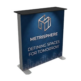 10ft Backlit Trade Show Display - Design 2