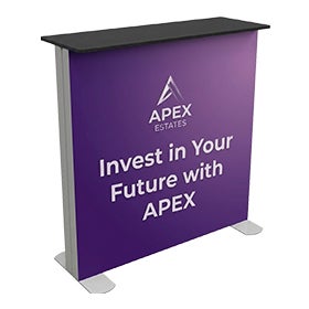 10ft Backlit Trade Show Display - Design 3