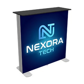 10ft Backlit Trade Show Display - Design 4