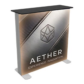 10ft Backlit Trade Show Display - Design 5