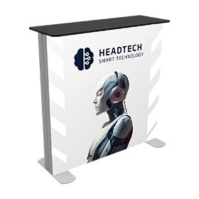 10ft Backlit Trade Show Display - Design 5
