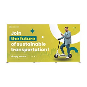 20ft Backlit Trade Show Display - Design 1