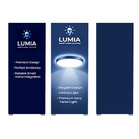 20ft Backlit Trade Show Display - Design 7