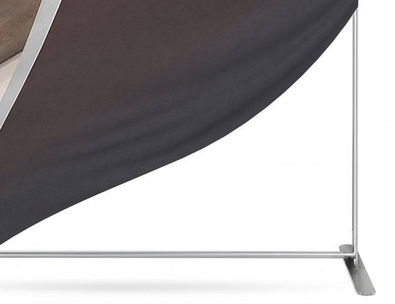 13 ft Magnetic Modular Fabric Displays - Dynamic Curved L Shape Durable Aluminum Frame