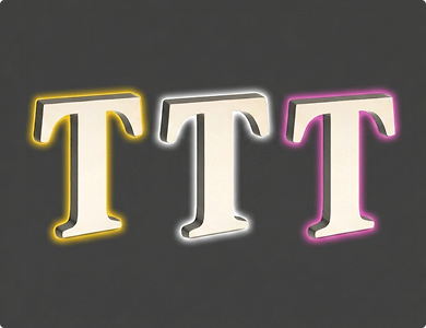 Halo-Lit Brass Letters Custom Styles