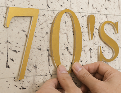 Acrylic Letters and Numbers Easy Application