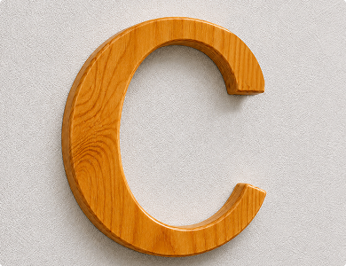 Pinewood Letters and Numbers High Quality