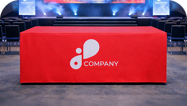 Open Corner Table Covers for Practical Display