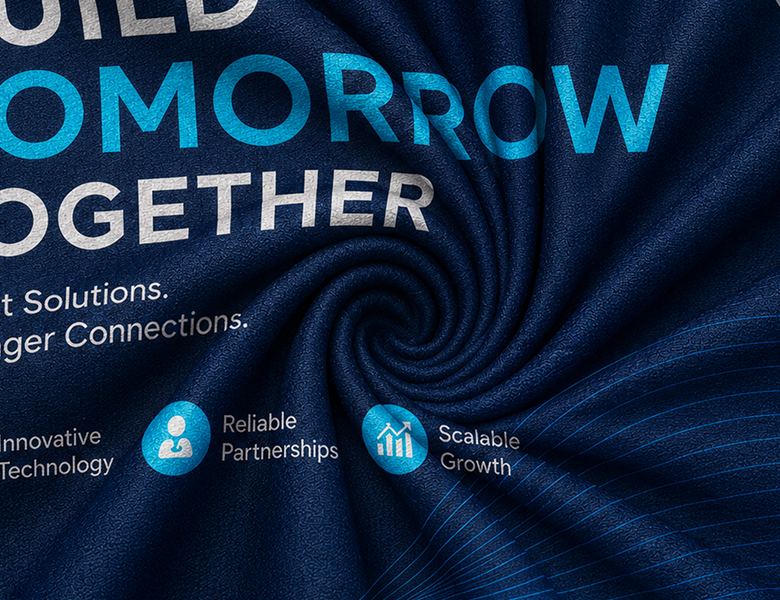 20ft Serpentine Trade Show Display Booth Premium Fabric