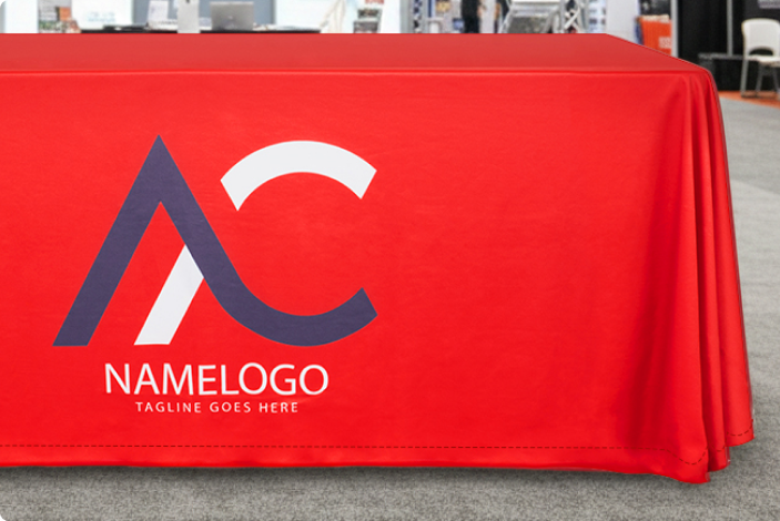  Premium Full Color Table Covers & Throws Sewn Edge for Durability