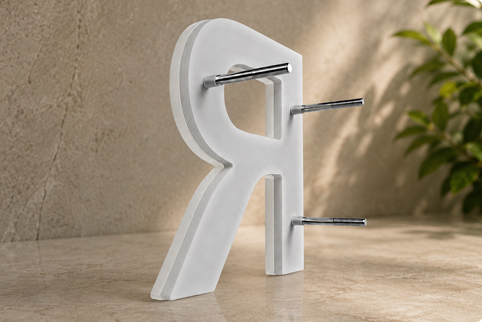 LED Acrylic Letters Stud Mounting
