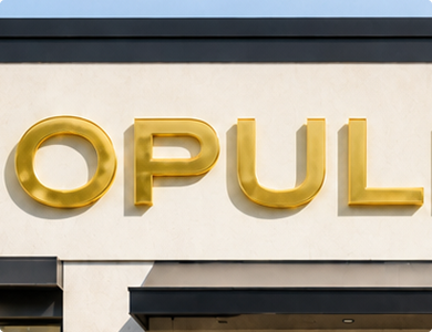 Halo-Lit Acrylic Letters UV Resistant