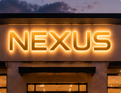 Halo-Lit Acrylic Letters Uniform Lighting
