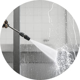High pressure washing